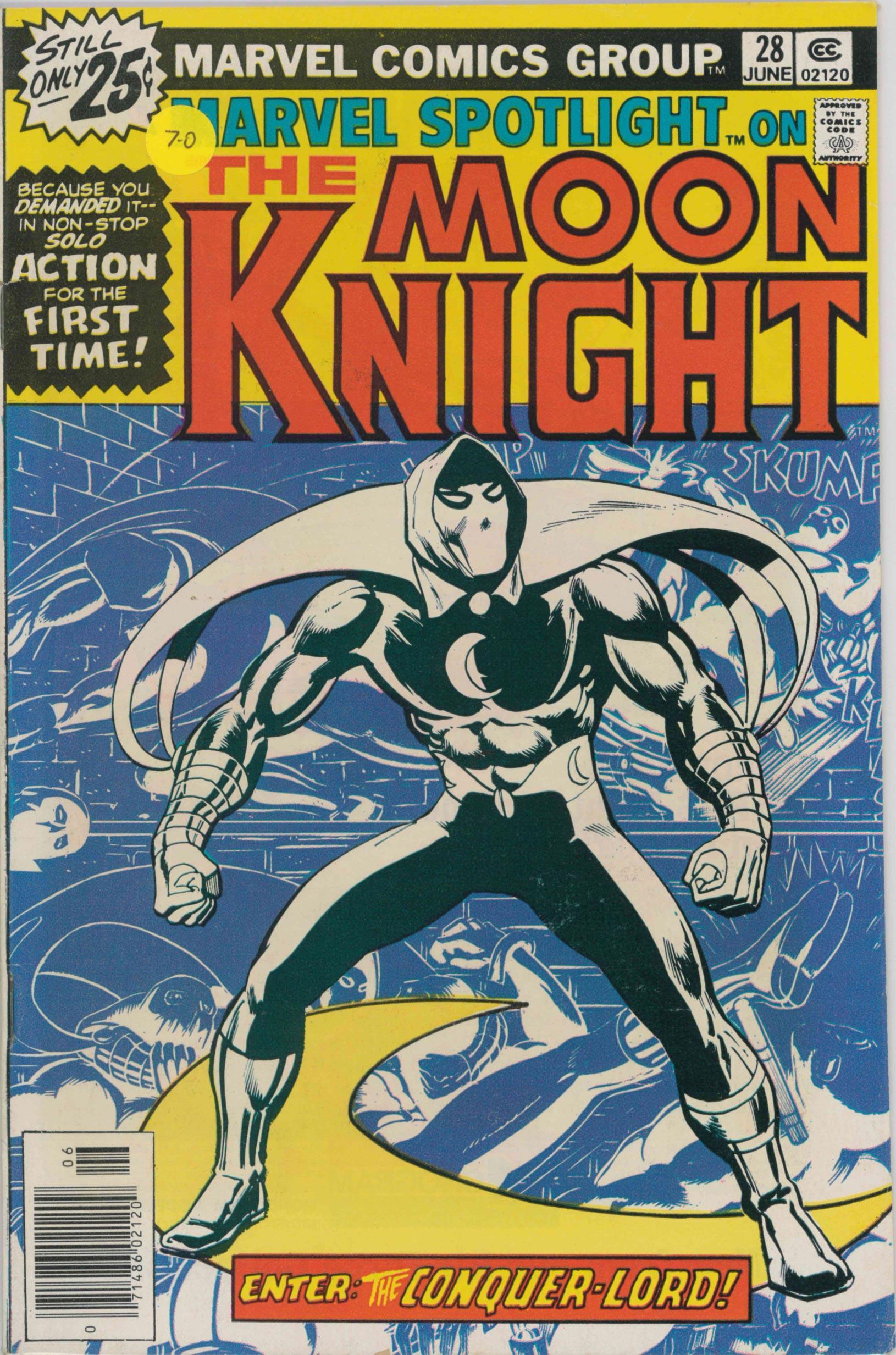 MARVEL SPOTLIGHT #28 (FN/VF) - FIRST SOLO MOON KNIGHT - Kings Comics