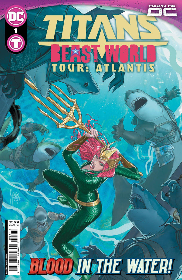 TITANS BEAST WORLD TOUR ATLANTIS (2023) #1 (ONE SHOT) CVR A MIKEL JANIN