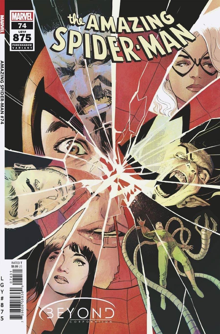 AMAZING SPIDER-MAN VOL 5 (2018) #74 25 COPY INCV FORESHADOW VAR - Kings Comics