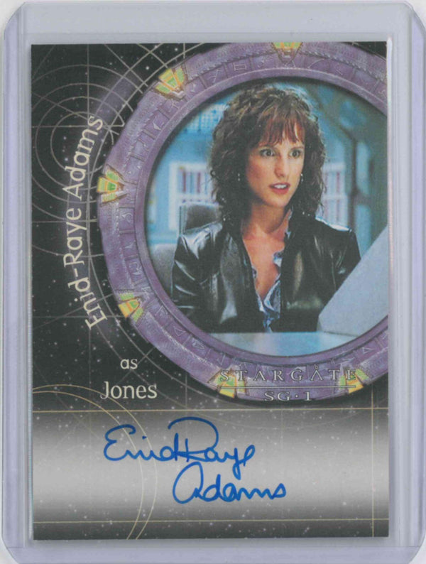 STARGATE SG-1 AUTOGRAPH SIGNED #A27 ENID-RAYE ADAMS / JONES