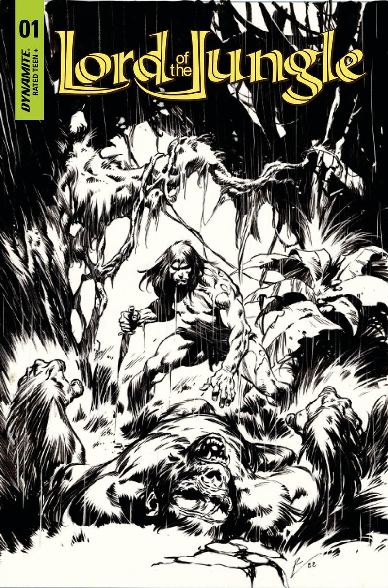 LORD OF THE JUNGLE VOL 2 (2022) #1 CVR G 10 COPY INCV TORRE B&W