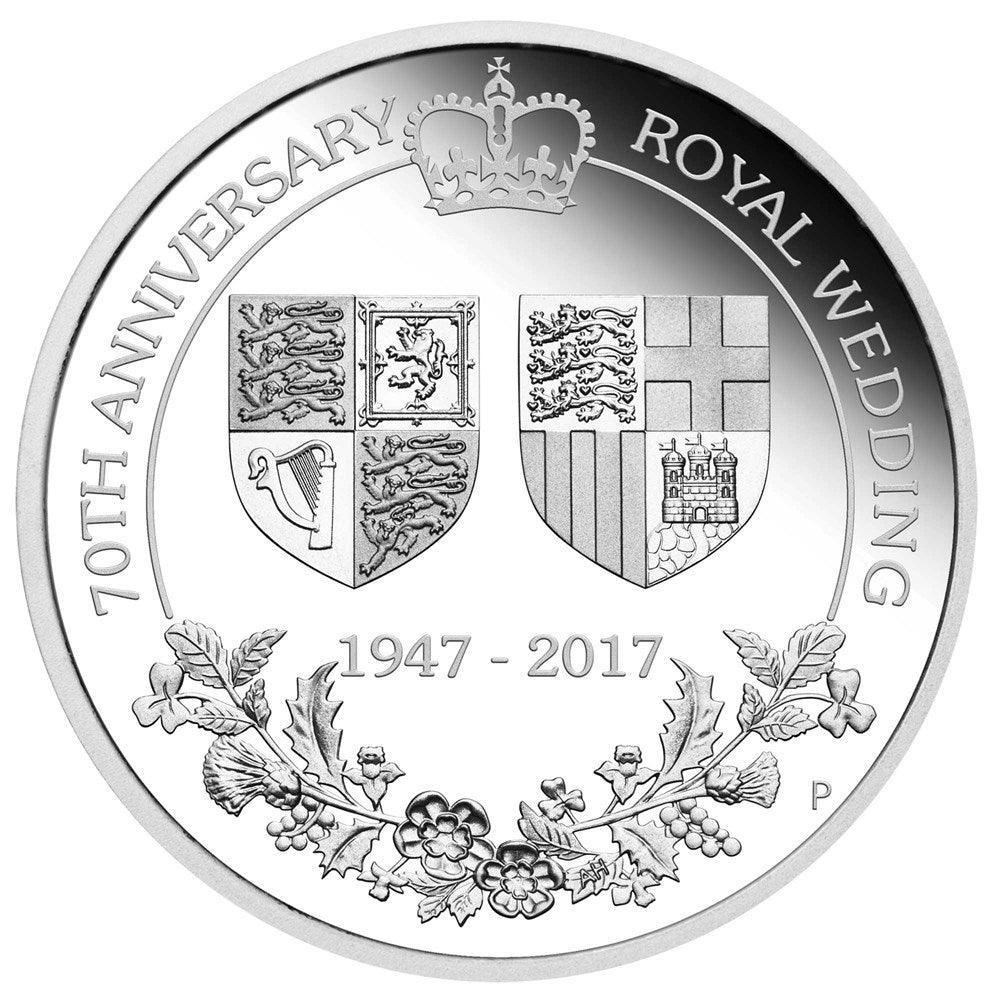 70TH ANNIVERSARY OF THE ROYAL WEDDING 2017 1oz SILVER PROOF COIN - Kings Comics