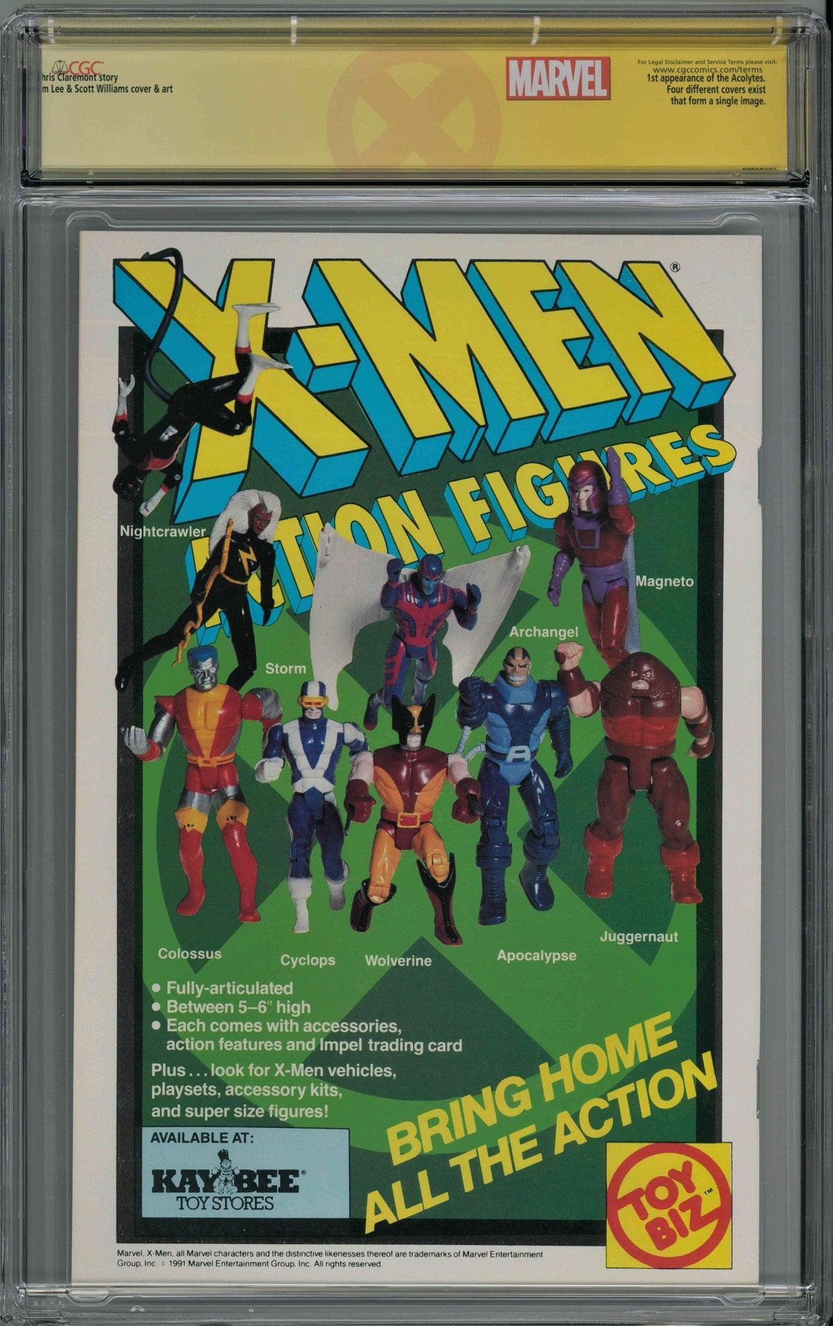 CGC X-MEN VOL 2 #1 BEAST & STORM COVER (9.8) SIGNATURE SERIES - SIGNED BY JIM LEE - Kings Comics