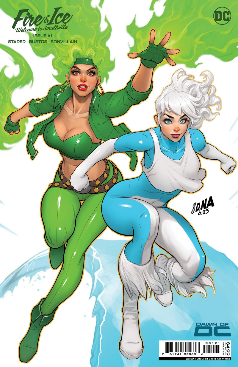 FIRE & ICE WELCOME TO SMALLVILLE (2023) #1 CVR B DAVID NAKAYAMA CARD STOCK VAR