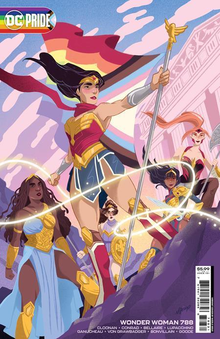 WONDER WOMAN VOL 5 #788 CVR C NICOLE GOUX PRIDE MONTH CARD STOCK VAR - Kings Comics