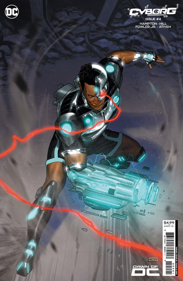 CYBORG VOL 3 (2023) #4 CVR B TAURIN CLARKE CARD STOCK VAR