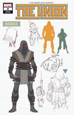 THE UNION #4 SILVA DESIGN VAR - Kings Comics