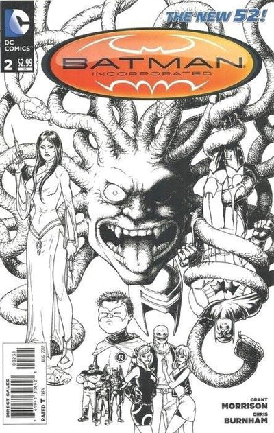 BATMAN INCORPORATED VOL 2 #2 BLACK & WHITE VAR ED