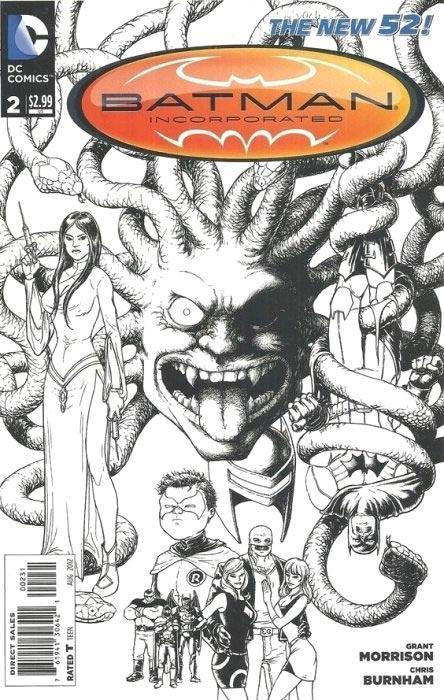 BATMAN INCORPORATED VOL 2 #2 BLACK & WHITE VAR ED