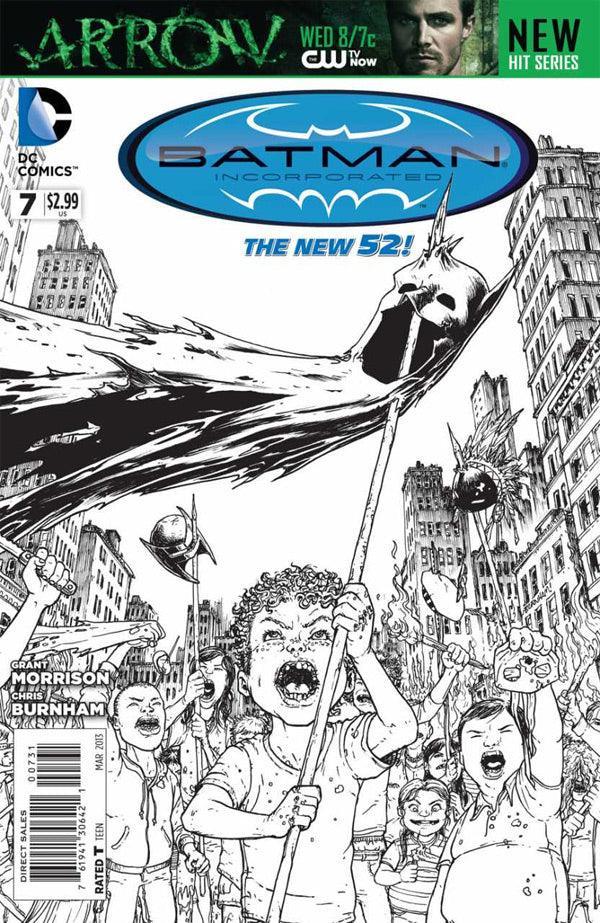 BATMAN INCORPORATED VOL 2 #7 BLACK & WHITE VAR ED - Kings Comics