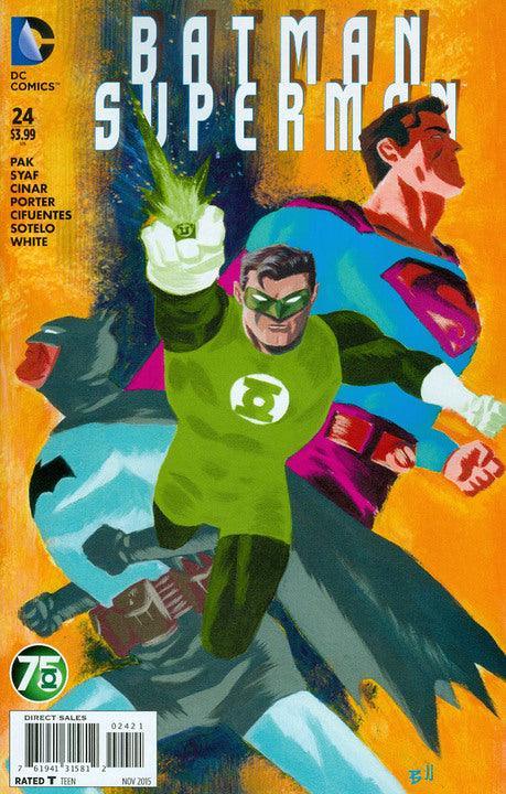 BATMAN SUPERMAN #24 GREEN LANTERN 75 VAR ED - Kings Comics