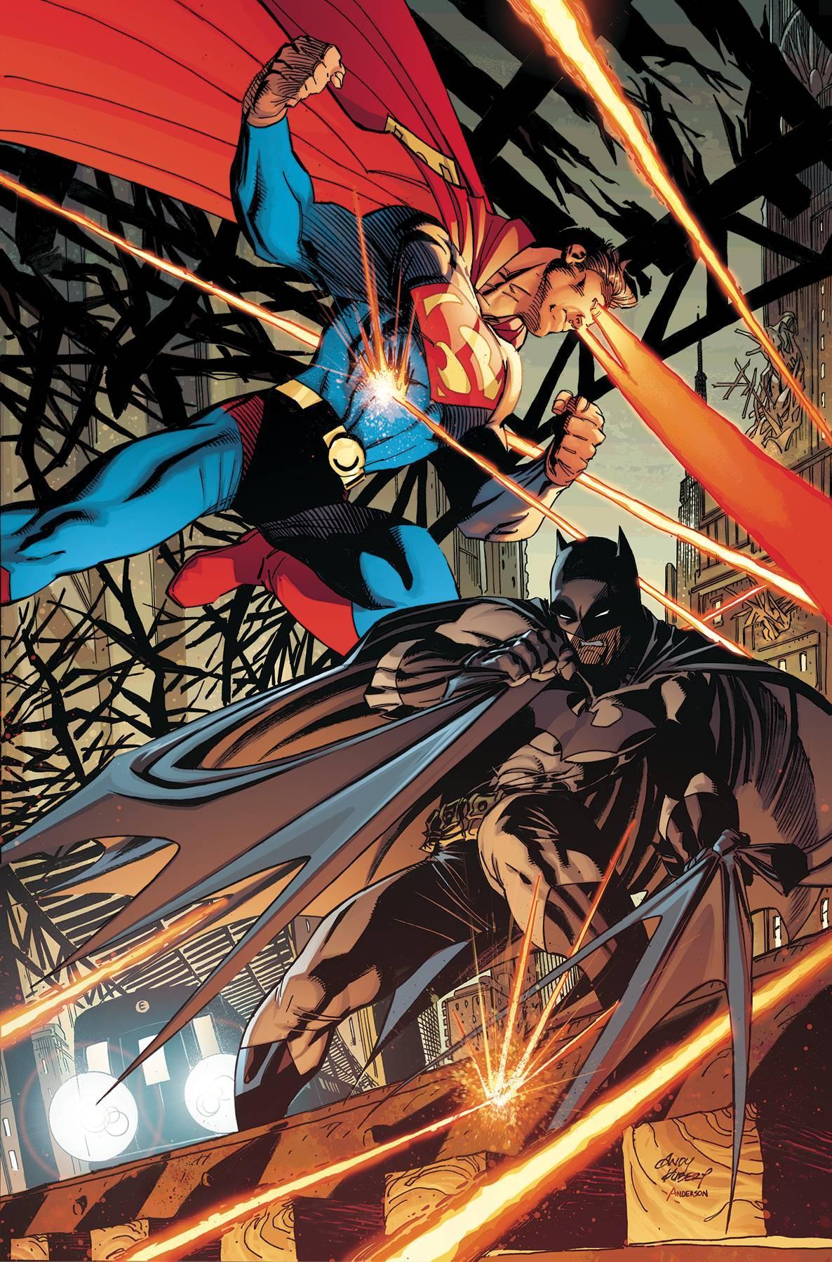 BATMAN SUPERMAN VOL 2 #7 CARD STOCK ANDY KUBERT VAR ED - Kings Comics