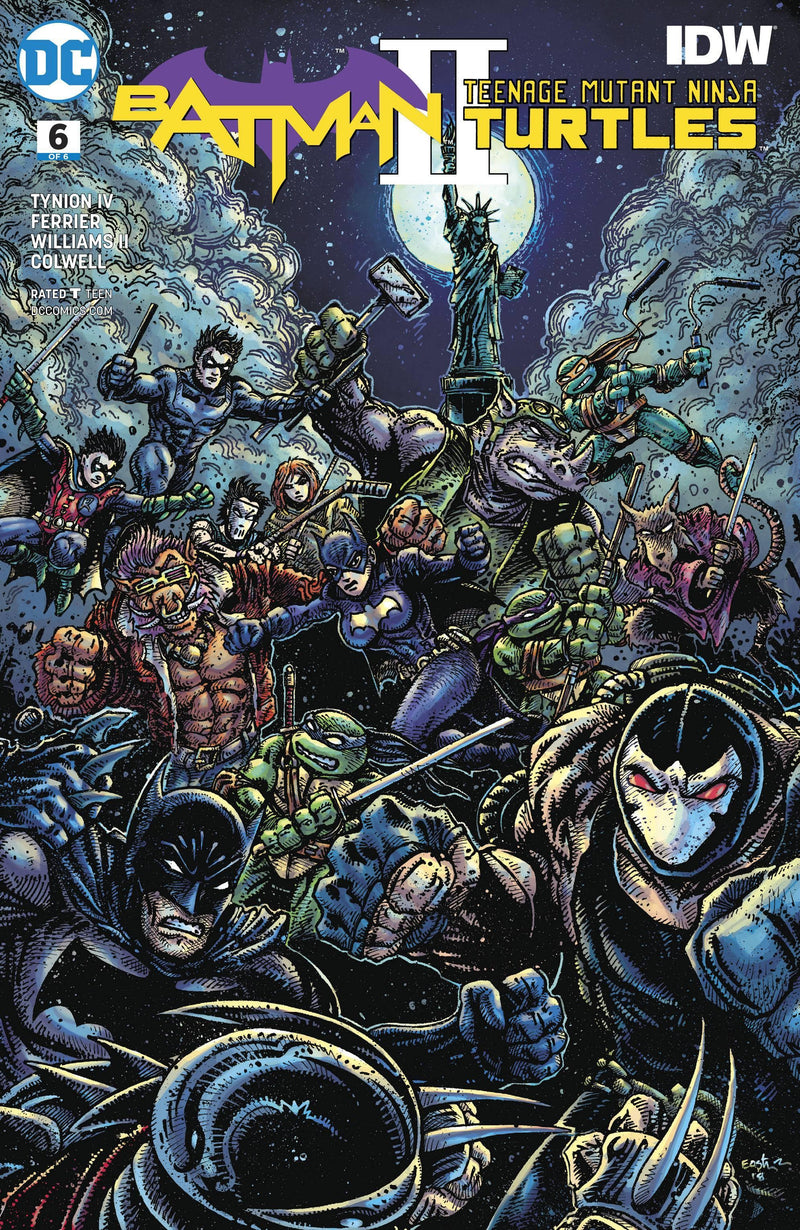 BATMAN TEENAGE MUTANT NINJA TURTLES II #6 EASTMAN VAR ED