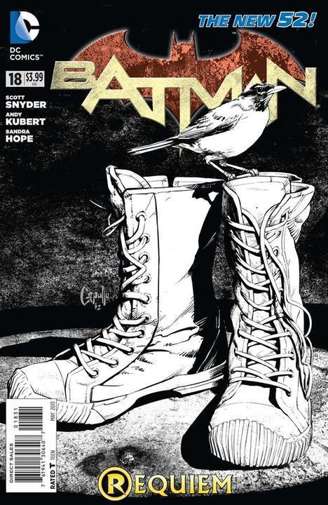 BATMAN (2011) #18 BLACK & WHITE VAR ED