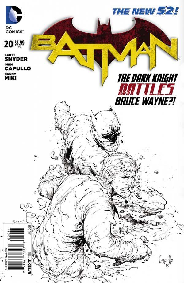 BATMAN (2011) #20 BLACK & WHITE VAR ED