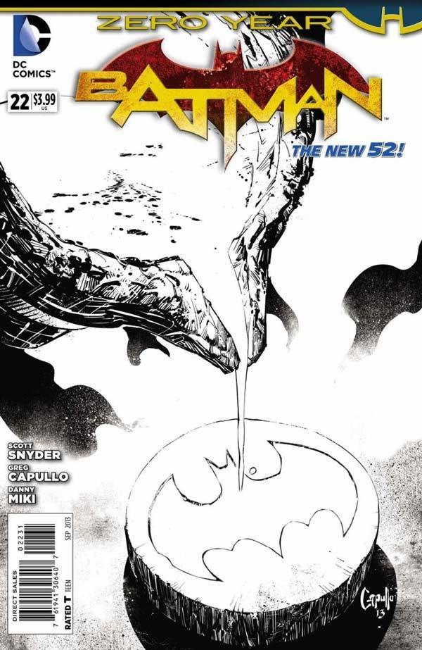 BATMAN (2011) #22 BLACK & WHITE VAR ED