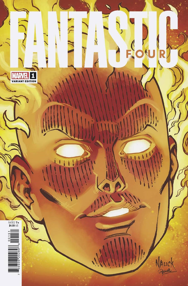FANTASTIC FOUR VOL 7 (2022) #1 NAUCK HEADSHOT VAR