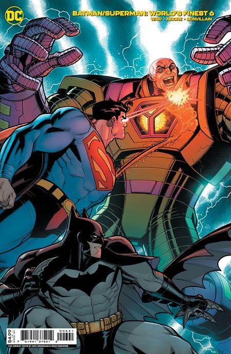 BATMAN SUPERMAN WORLDS FINEST (2022) #6 CVR E INC 1:50 NICK BRADSHAW CARD STOCK VAR