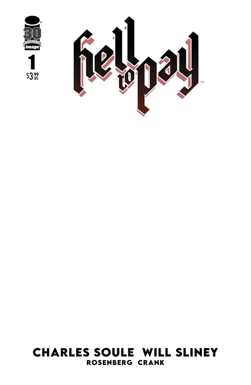 HELL TO PAY (2022) #1 CVR C BLANK SKETCH CVR