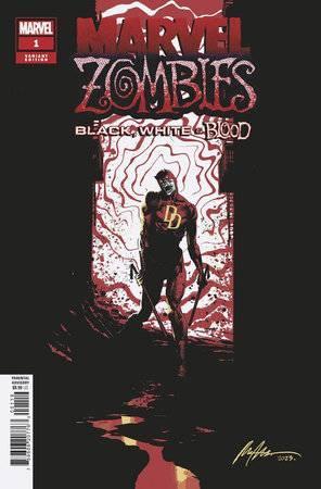 MARVEL ZOMBIES BLACK WHITE BLOOD (2023) #1 25 COPY INCV ALBUQUERQUE - Kings Comics