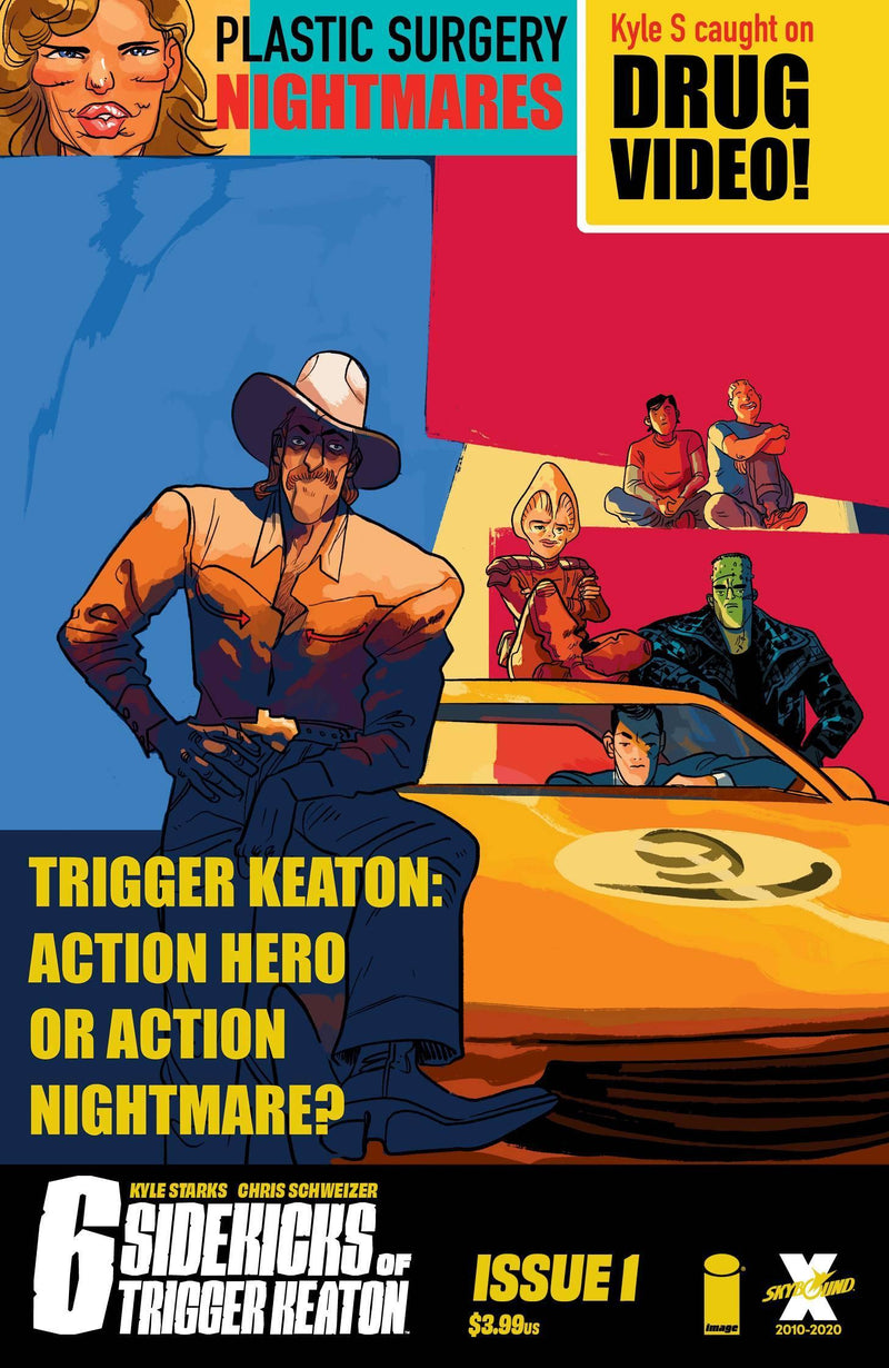 SIX SIDEKICKS OF TRIGGER KEATON #1 CVR B HENDERSON