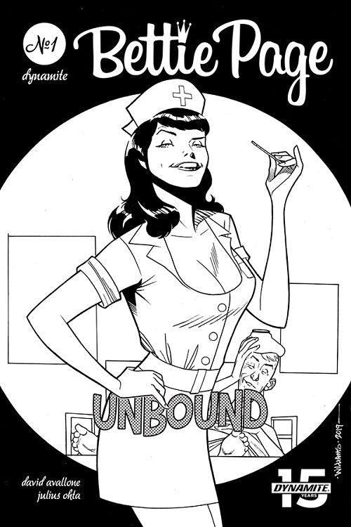 BETTIE PAGE UNBOUND #1 20 COPY WILLIAMS B&W INCV
