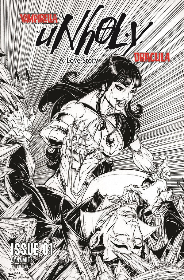 VAMPIRELLA DRACULA UNHOLY #1 CVR V 11 COPY FOC INCV MCFARLAN