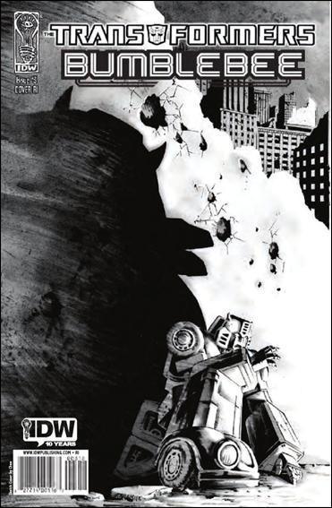 TRANSFORMERS BUMBLEBEE #3 10 COPY CHEE B&W INCV CVR