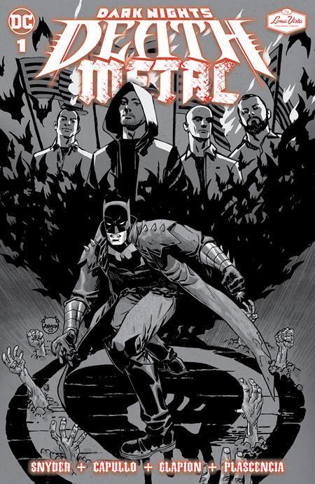 DARK NIGHTS DEATH METAL #1 SOUNDTRACK SPEC ED RISE AGAINST WITH FLEXI SINGLE BROKEN DREAMS INC SECOND PRINTING