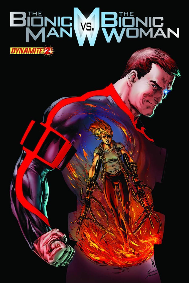 BIONIC MAN VS BIONIC WOMAN #2 10 COPY ELIOPOULOS INCV