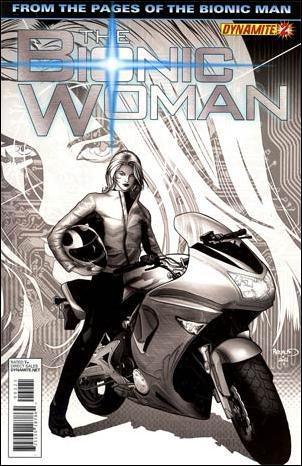 BIONIC WOMAN VOL 2 #2 15 COPY RENAUD B&W INCV - Kings Comics
