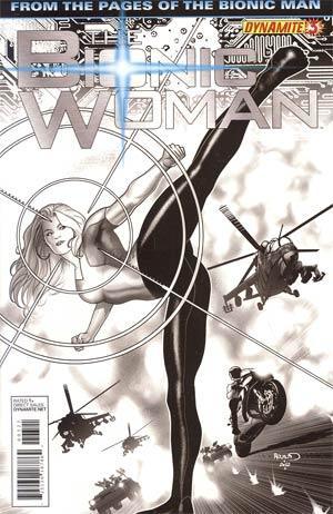 BIONIC WOMAN VOL 2 #3 15 COPY RENAUD B&W INCV - Kings Comics