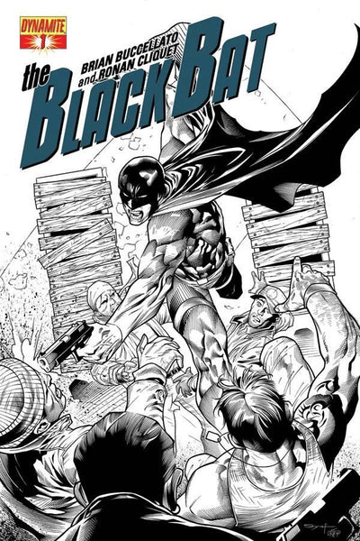 BLACK BAT #1 35 COPY SYAF B&W INCV