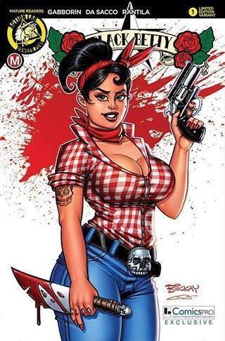 BLACK BETTY #1 COMICSPRO VARIANT (SIGNED)