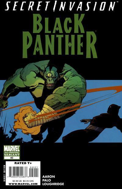 BLACK PANTHER VOL 4 #40 2ND PTG PALO VAR