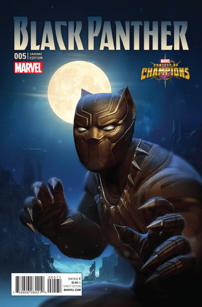 BLACK PANTHER VOL 6 #5 KABAM CONTEST OF CHAMPIONS GAME VAR