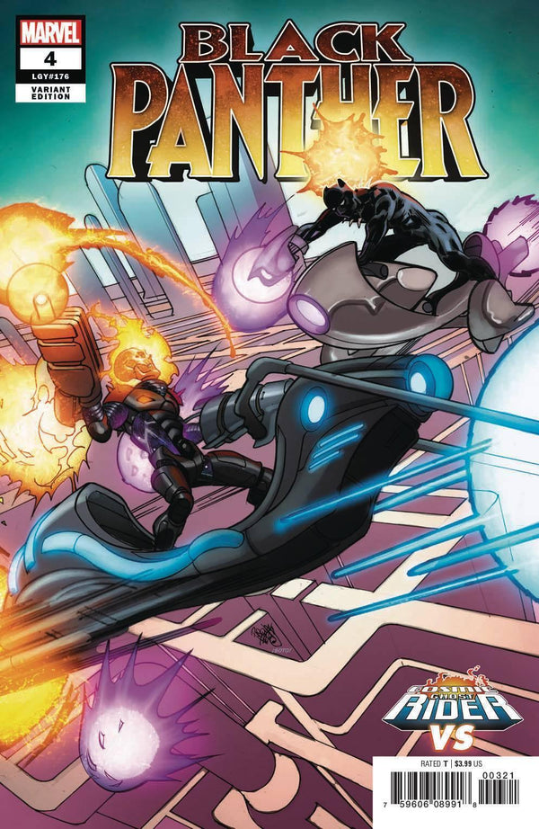 BLACK PANTHER VOL 7 #4 FERRY COSMIC GHOST RIDER VAR