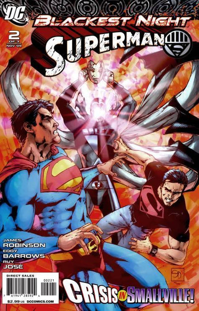 BLACKEST NIGHT SUPERMAN #2 VAR ED