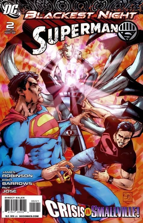 BLACKEST NIGHT SUPERMAN #2 VAR ED