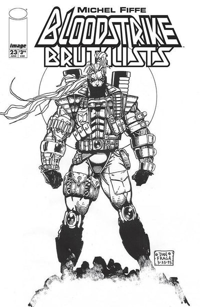 BLOODSTRIKE BRUTALISTS (2018) #23 CVR D FRAGA B&W