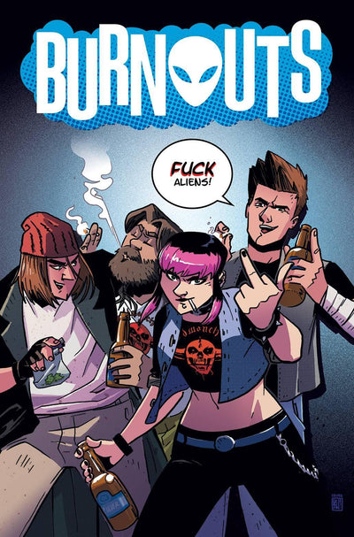 BURNOUTS #1 CVR C CBLDF CHARITY VAR UNCENSORED