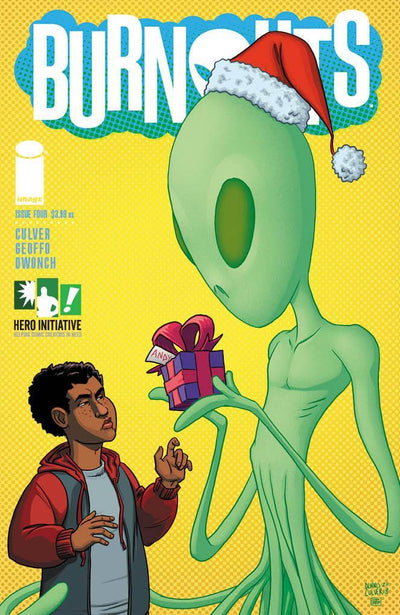 BURNOUTS #4 CVR D HERO INITIATIVE VAR