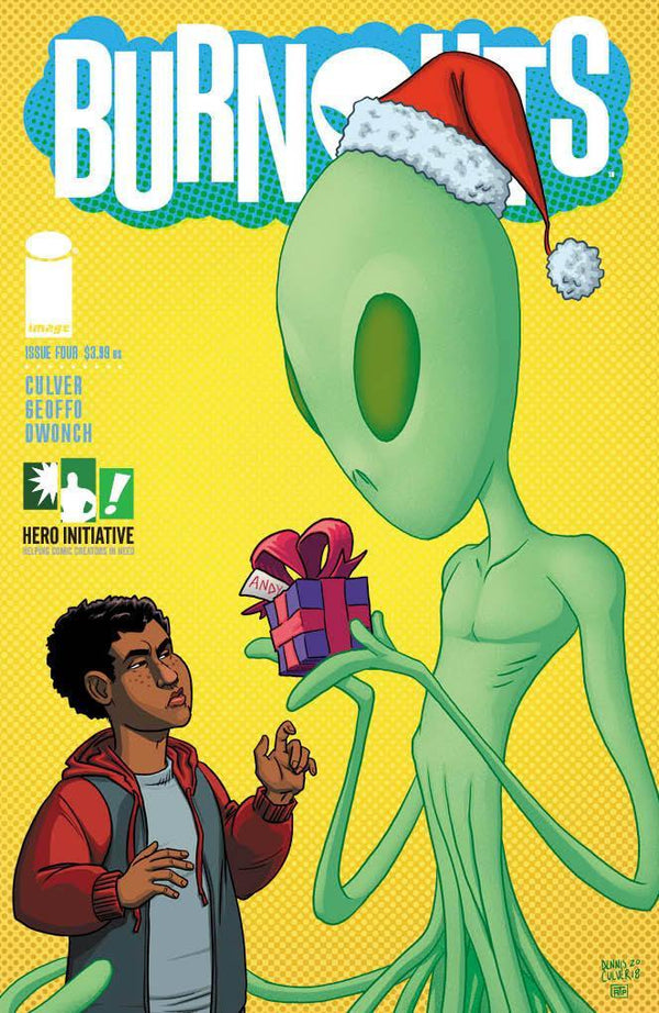 BURNOUTS #4 CVR D HERO INITIATIVE VAR