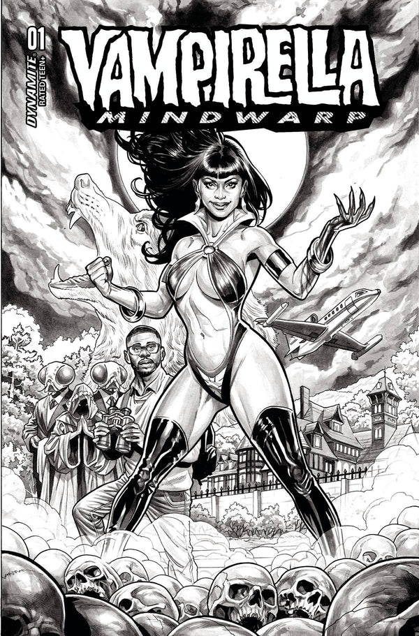VAMPIRELLA MINDWARP #1 CVR H 20 COPY INCV DEWEY B&W