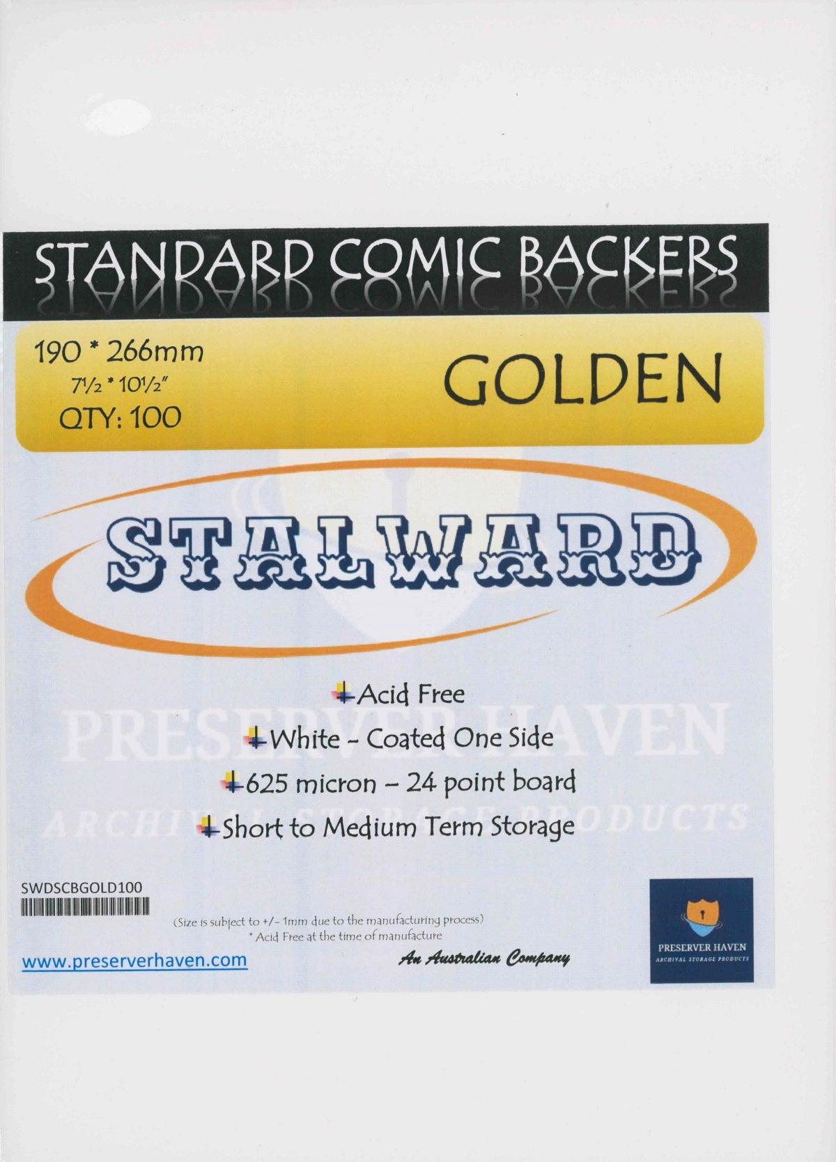 STALWARD BACKING BOARDS -GOLDEN AGE - Kings Comics