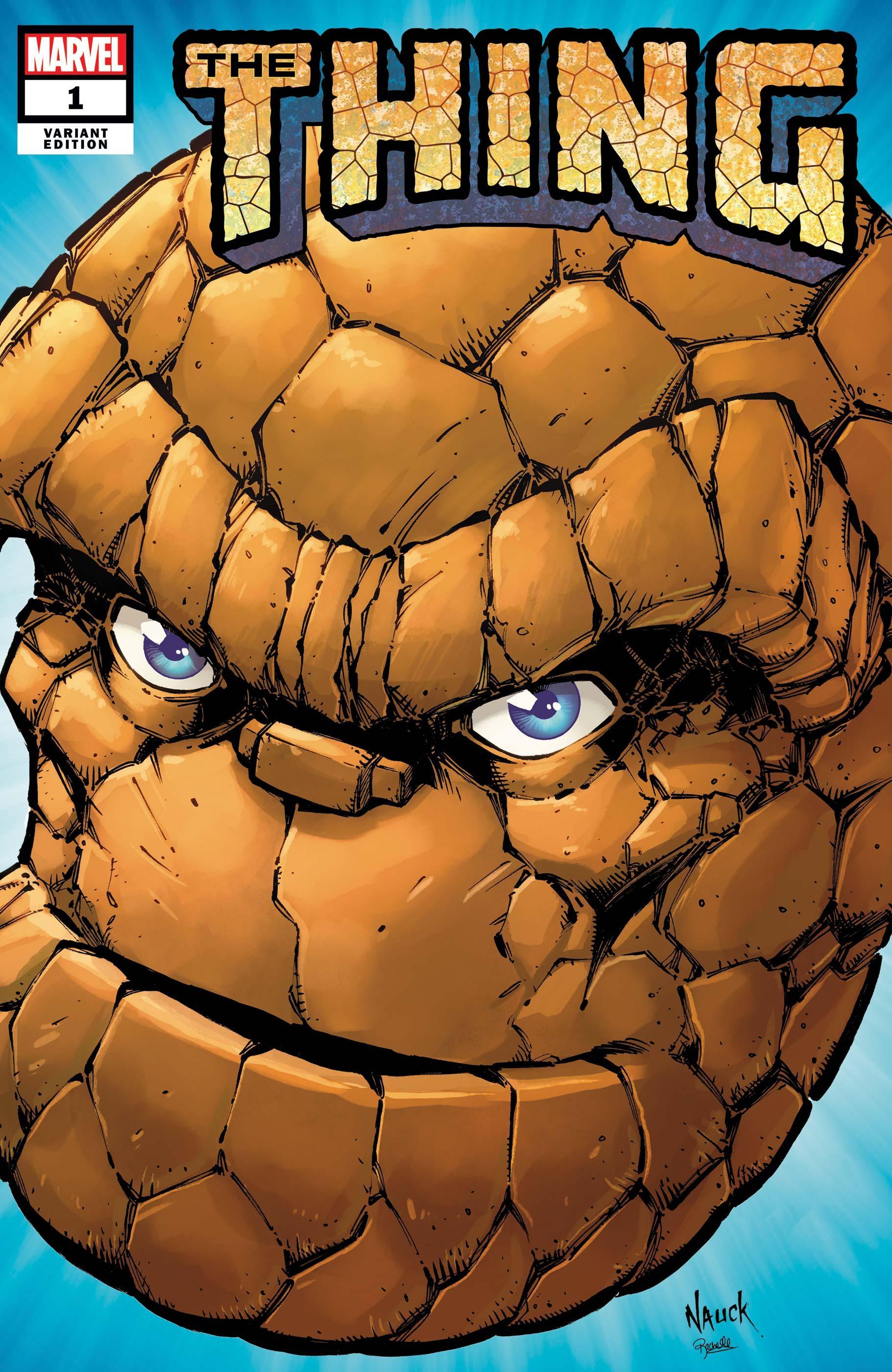 THING VOL 3 #1 NAUCK HEADSHOT VAR - Kings Comics
