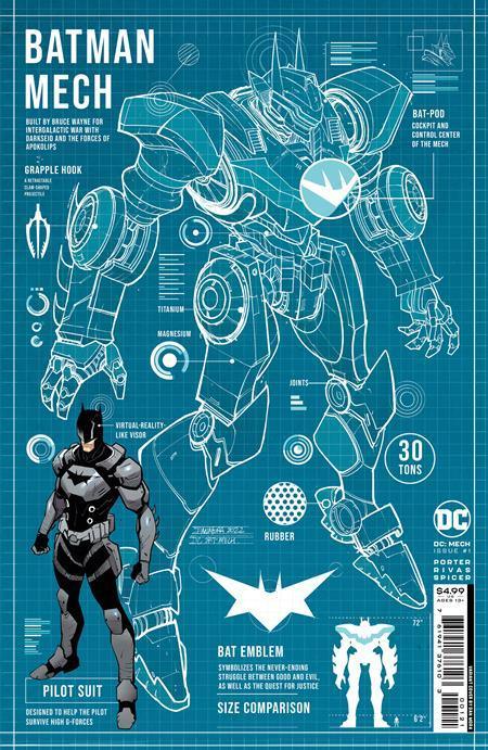 DC MECH #1 CVR B DAN MORA CARD STOCK VAR - Kings Comics