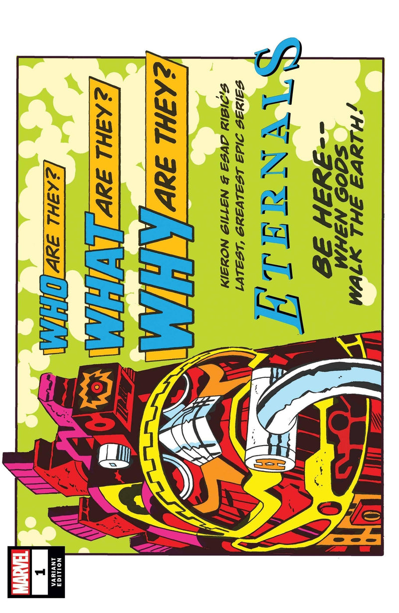 ETERNALS VOL 5 (2021) #1 KIRBY HIDDEN GEM VAR