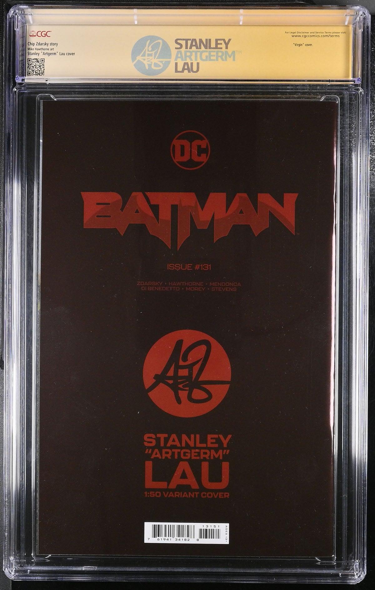 CGC BATMAN VOL 3 #131 1:50 LAU FOIL EDITION (9.8) SIGNATURE SERIES - SIGNED BY STANLEY "ARTGERM" - Kings Comics