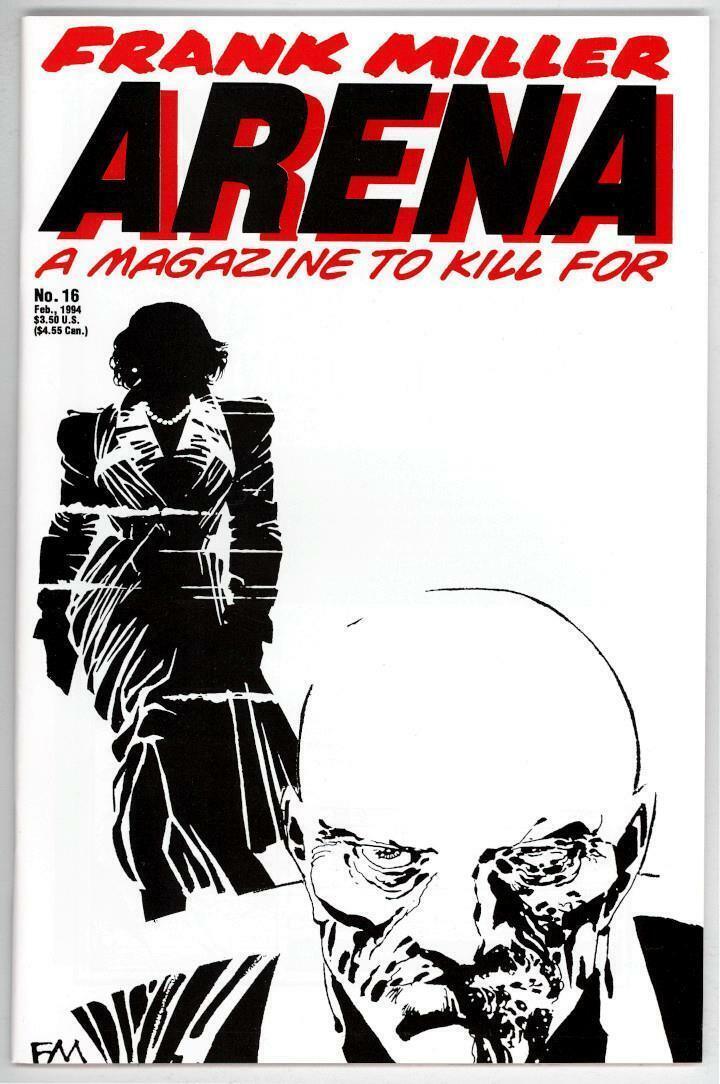 ARENA MAGAZINE (1992) #16 - FRANK MILLER (VF) - Kings Comics